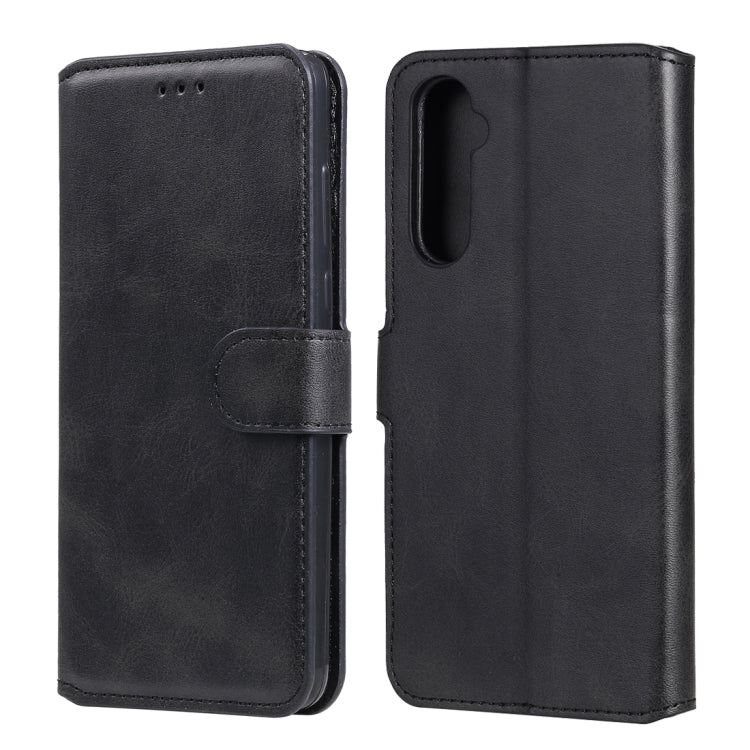 Custodia portafoglio in pelle PU e TPU per Realme 6