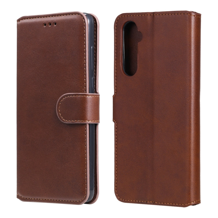 Custodia portafoglio in pelle PU e TPU per Realme 6