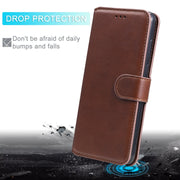 Custodia in pelle a conchiglia orizzontale in PU + TPU con struttura in vitello classico, con supporto, slot per carte e portafoglio, For Samsung Galaxy A71 5G, For Samsung Galaxy M31, For Xiaomi Mi Note 10 Lite, For OPPO A52 / A72 / A92