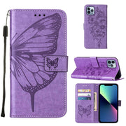 Custodia in pelle per iPod Touch con farfalla