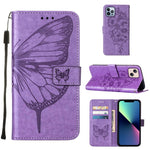 Custodia in pelle per iPod Touch con farfalla