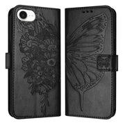 Custodia in pelle con farfalla per iPhone 16