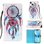 Custodia portafoglio in pelle per iPhone 15 con supporto orizzont