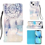 Custodia portafoglio in pelle per iPhone 15 con supporto orizzont