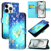 Custodia in pelle per iPhone 15 Pro e Plus