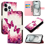 Custodia in pelle per iPhone 15 Pro e 15 Plus