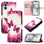 Custodia in pelle per iPhone 15 Pro e 15 Plus
