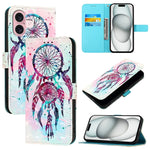 Custodia in pelle per iPhone 15 Pro e 15 Plus