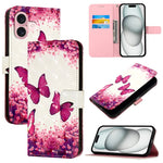 Custodia in pelle per iPhone 15 Pro e 15 Plus