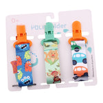 3 PCS/Set Giocattoli per la dentizione del bambino Catena del ciuccio ispessita, consegna a colori casuale