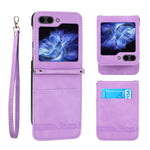 Custodia portafoglio in pelle PU per Samsung Galaxy Z Flip6