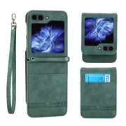 Custodia portafoglio in pelle PU per Samsung Galaxy Z Flip6