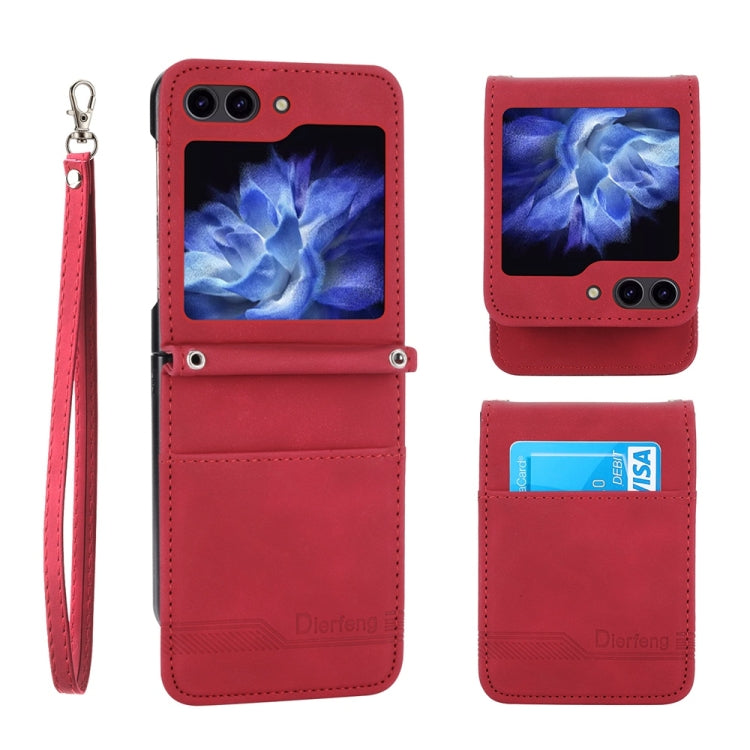 Custodia portafoglio in pelle PU per Samsung Galaxy Z Flip6