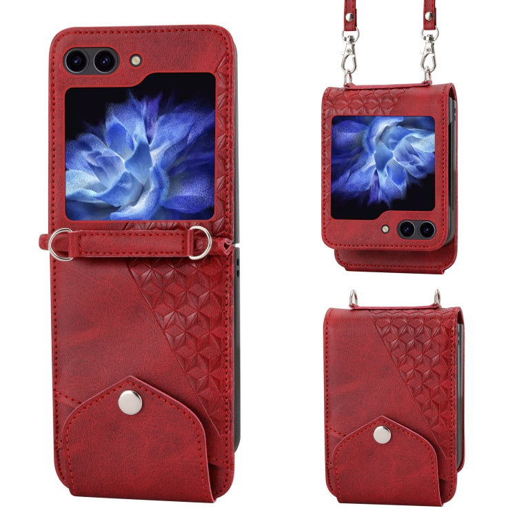 Custodia portafoglio in pelle con chiusura magnetica Samsung