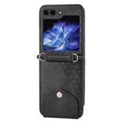 Custodia portafoglio in pelle con chiusura magnetica per Samsung