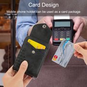 Custodia portafoglio in pelle con chiusura magnetica per Samsung