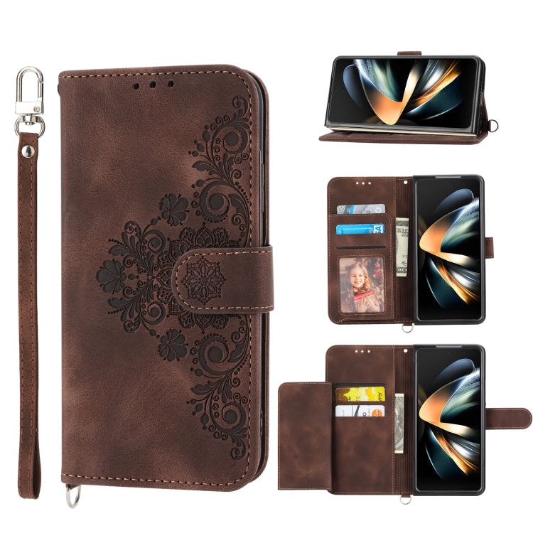 Custodia portafoglio in pelle per Samsung Galaxy Z Flip6 e compat