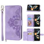 Custodia portafoglio in pelle per Samsung Galaxy Z Flip6 e compat