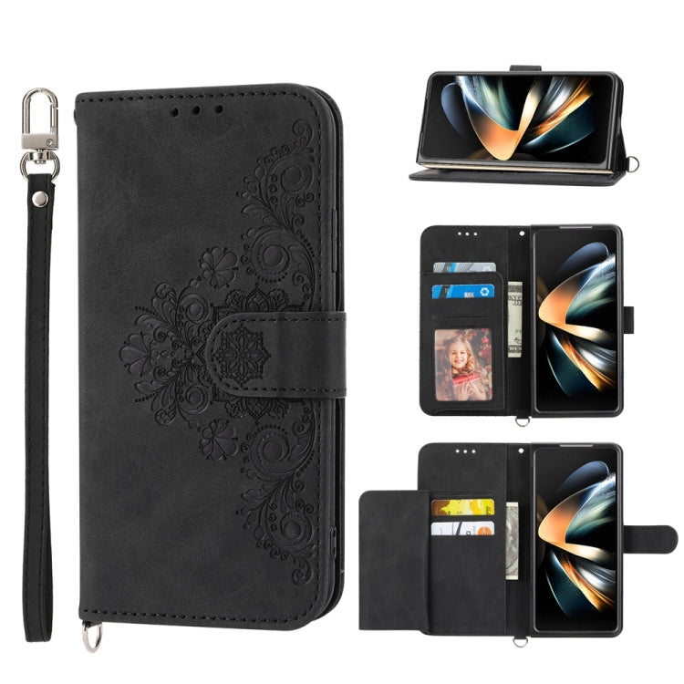 Custodia portafoglio in pelle per Samsung Galaxy Z Flip6 e compat