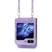 Custodia portafoglio in pelle con cavalletto per Samsung Galaxy Z