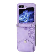 Custodia portafoglio in pelle con cavalletto per Samsung Galaxy Z