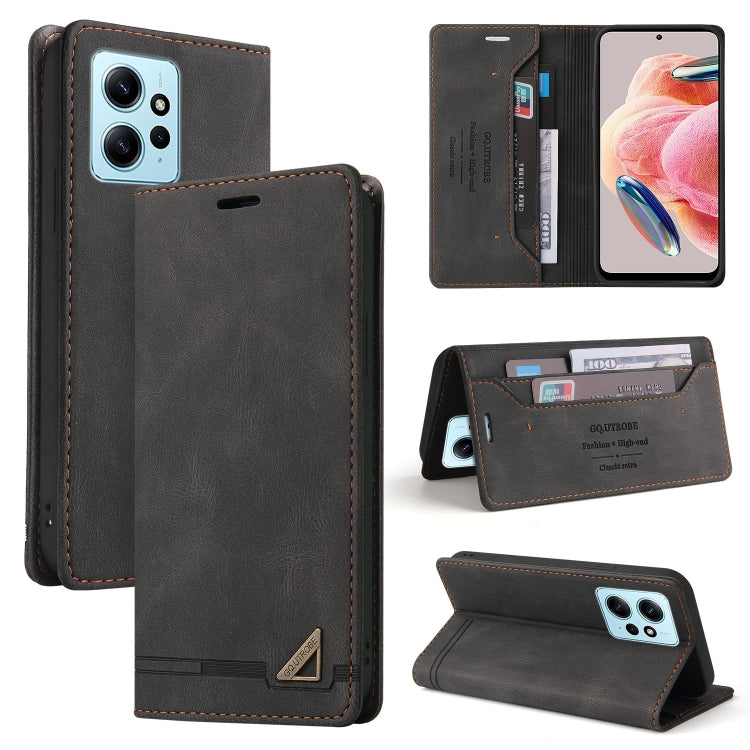 Custodia portafoglio in pelle per Xiaomi Poco F5 e Redmi Note 12