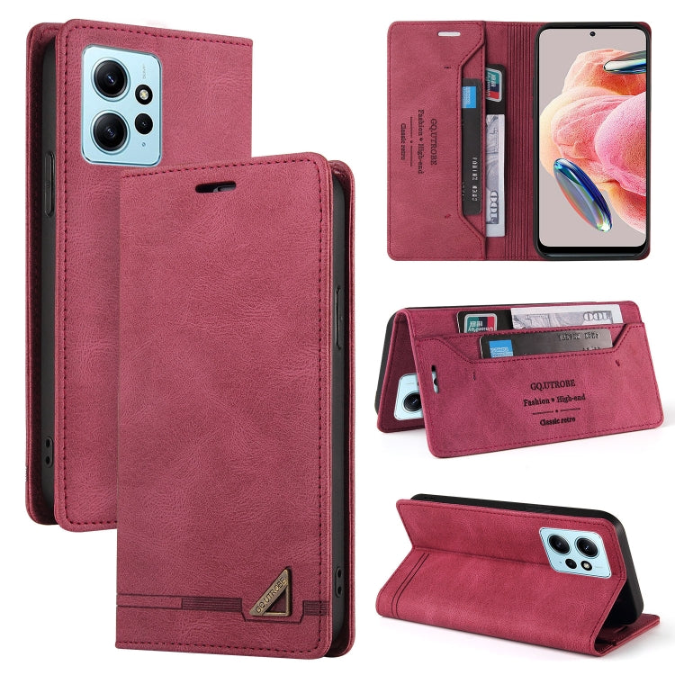 Custodia portafoglio in pelle per Xiaomi Poco F5 e Redmi Note 12