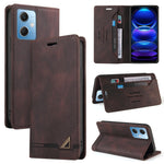 Custodia portafoglio in pelle per Xiaomi Redmi Note 12 e Poco X5