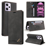 Custodia portafoglio in pelle per Xiaomi Poco F5 e Redmi Note 12