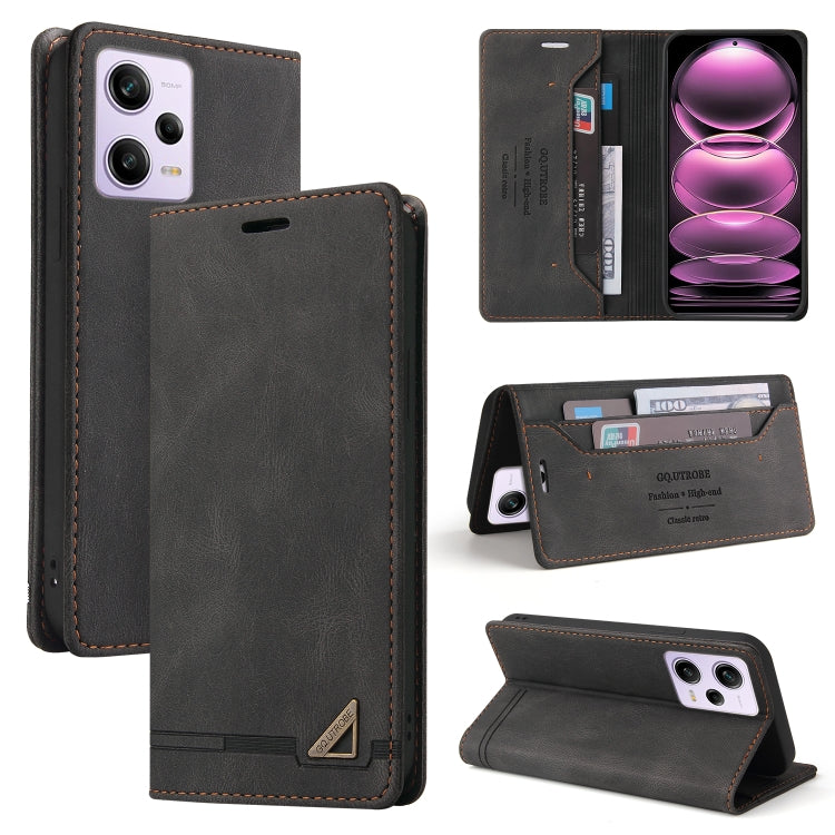 Custodia portafoglio in pelle per Xiaomi Poco F5 e Redmi Note 12
