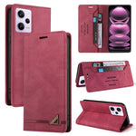 Custodia portafoglio in pelle per Xiaomi Poco F5 e Redmi Note 12