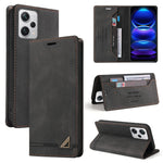 Custodia portafoglio in pelle per Xiaomi Poco F5 e Redmi Note 12