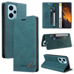 Custodia portafoglio in pelle per Xiaomi Poco F5 e Redmi Note 12