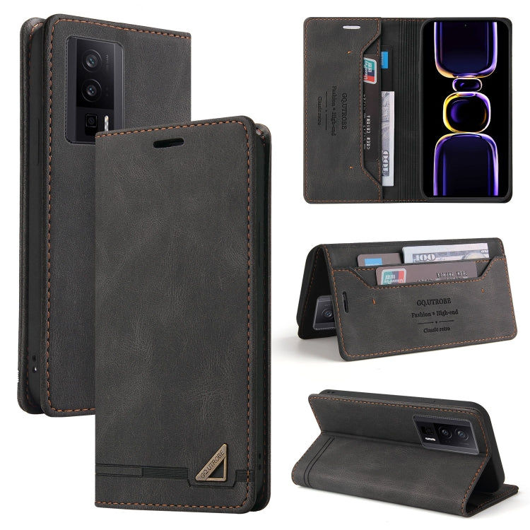 Custodia portafoglio in pelle per Xiaomi Poco F5 e Redmi Note 12