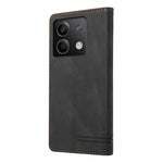 Custodia portafoglio in pelle per Xiaomi Redmi Note 13
