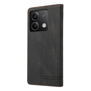 Custodia in pelle a vibrazione orizzontale con spazzola antifurto Skin Feel con supporto, For Xiaomi Redmi Note 13 5G, For Xiaomi Redmi 13C, For Xiaomi Redmi Note 13 Pro+, For Xiaomi Redmi Note 13 Pro 5G, For Xiaomi 13T, For Xiaomi Redmi 12