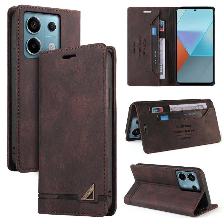 Custodia portafoglio in pelle per Xiaomi Redmi Note 13