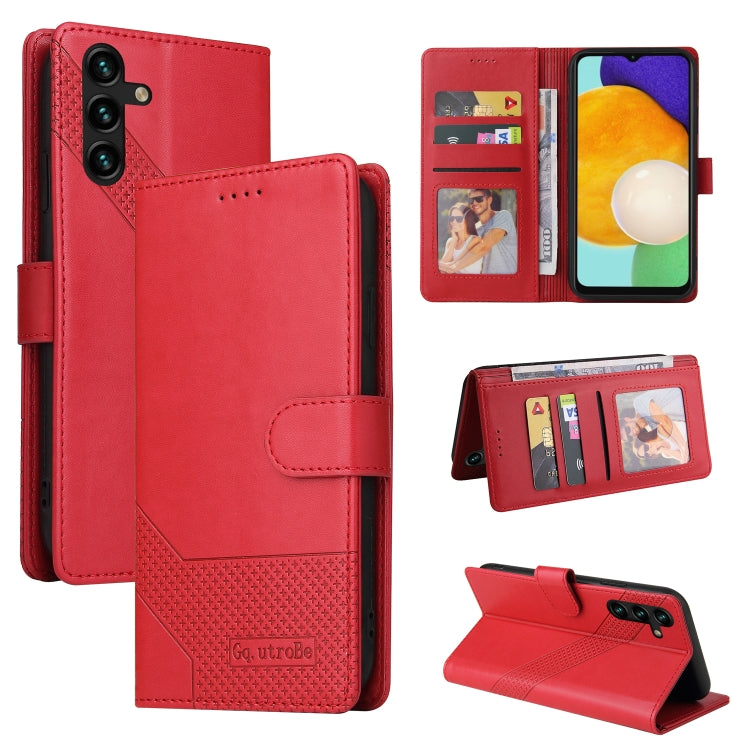 Custodia per telefono in pelle magnetica GQUTROBE Skin Feel, For Samsung Galaxy A54 5G, For Samsung Galaxy A14 5G