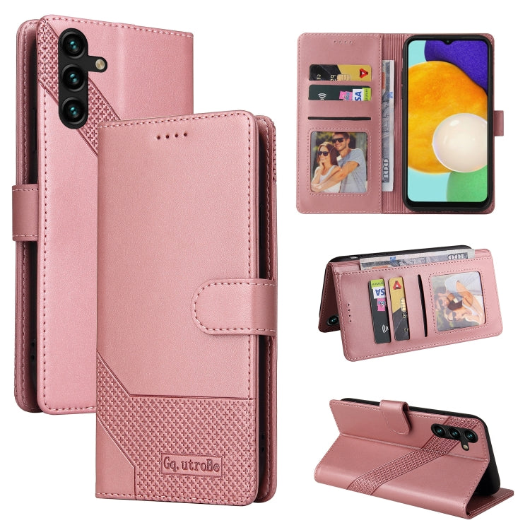 Custodia per telefono in pelle magnetica GQUTROBE Skin Feel, For Samsung Galaxy A54 5G, For Samsung Galaxy A14 5G