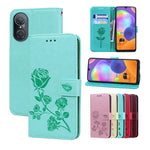 Custodia per telefono in pelle PU con flip in rilievo rosa, For Honor X9a / Magic5 Lite, For Honor X8 4G / X30i, For Honor 50 SE