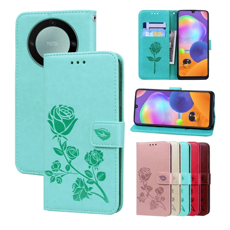 Custodia per telefono in pelle PU con flip in rilievo rosa, For Honor X7a/Play7T, For Honor X8 5G/Play6C 5G/X6 4G/X6S/70 Lite, For Honor X8a, For Honor X9a / Magic 5 Lite