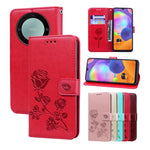 Custodia per telefono in pelle PU con flip in rilievo rosa, For Honor 200 Smart / Play 60 Plus, For Honor 200, For Honor X8b, For Honor X9b