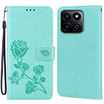 Custodia per telefono in pelle PU con flip in rilievo rosa, For Honor 200 Smart / Play 60 Plus, For Honor 200, For Honor X8b, For Honor X9b