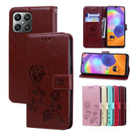 Custodia per telefono in pelle PU con flip in rilievo rosa, For Honor 400 Smart 5G / X7d 5G, For Honor X6a / X6b / X5b / X6c, For Honor X8c 4G / X8b, For Honor X9c / Magic7 Lite