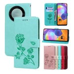 Custodia per telefono in pelle PU con flip in rilievo rosa, For Honor X9a / Magic5 Lite, For Honor X8 4G / X30i, For Honor 50 SE