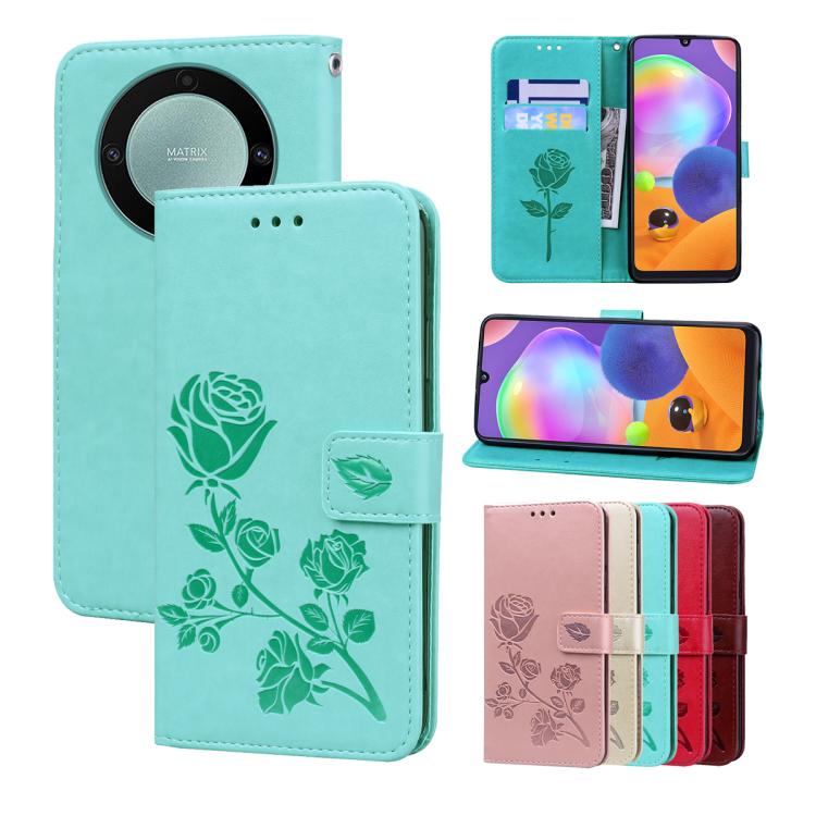 Custodia per telefono in pelle PU con flip in rilievo rosa, For Honor X9a / Magic5 Lite, For Honor X8 4G / X30i, For Honor 50 SE