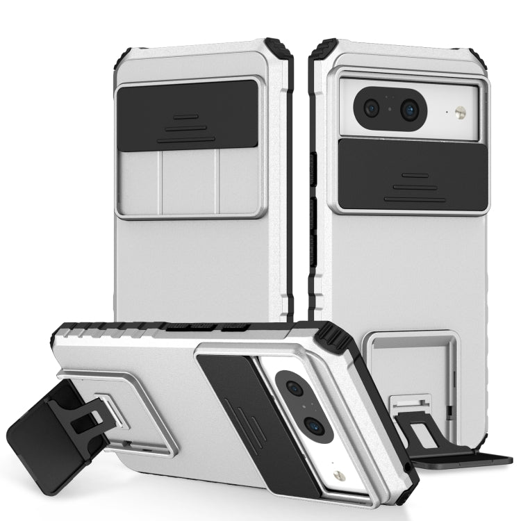 Custodia per telefono camshield scorrevole con supporto stereoscopico, For Google Pixel 8