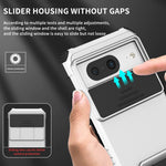 Custodia per telefono camshield scorrevole con supporto stereoscopico, For Google Pixel 8