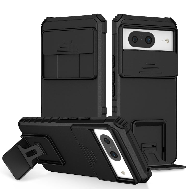 Custodia per telefono camshield scorrevole con supporto stereoscopico, For Google Pixel 8