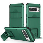 Custodia per telefono camshield scorrevole con supporto stereoscopico, For Google Pixel 9 Pro XL, For Google Pixel 9 Pro, For Google Pixel 8 Pro